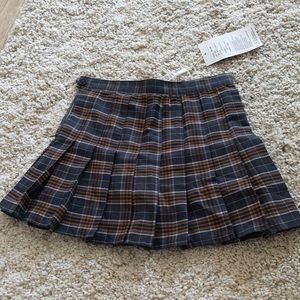 Cute Korean style plaid skirt